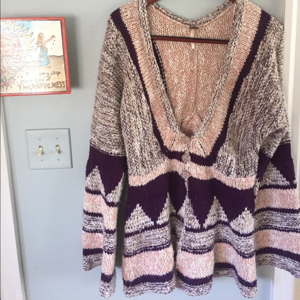 Free People Sweater Cardigan
